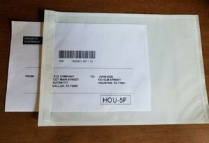 Tùy Chỉnh Logo In Tự Dính Niêm Phong Nhựa Mail Express Poly Courier Túi Với Pouch/Rõ Ràng Pocket - Product Image 3