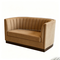 Ensemble de meubles de salon haut de gamme avec canapé et fauteuils épaissis et résistants pour salon de luxe