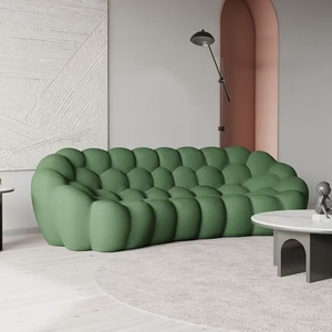 Innovative Business Idea Alibabaa Contemporary Wabi-Sabi <b>Sponge</b> Filled Space Saving Sectional <b>Sofa</b> Set Resting Room Furniture - Product Image 1