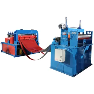 1mm Color Steel Galvanized steel coil slitting cutting to length and recoiler production line with tension stand