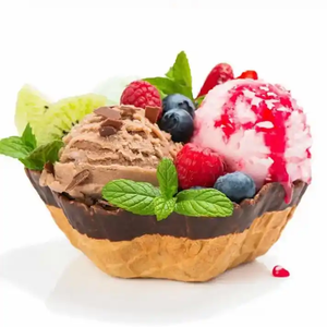 Sản lượng lớn Kem Waffle Bát Máy làm kem ly làm cho máy tùy chỉnh kích thước Waffle Bát Maker - Product Image 5