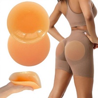 Coussinets fessiers en silicone invisibles, sexy, respirants et à maintien élevé pour fesses plates - Rembourrage adhésif réutilisable antidérapant pour les hanches, couleur chair