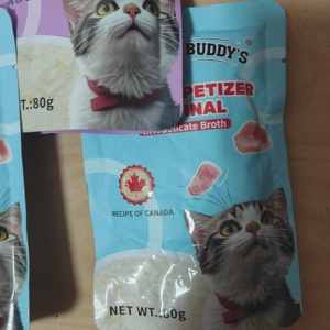 Nhà Sản Xuất OEM Của Hữu Cơ 85G Đông Khô Ướt Con Chó Mèo Thực Phẩm Hải Sản Hương Vị Pet Snack Hyperalimentation Train An Toàn Cho Vật Nuôi - Product Image 3