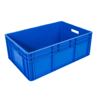Boîte solide personnalisée caisse de transport de volailles vivantes en plastique pour le stockage de poulets sur le marché africain