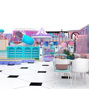 Terrain de jeu intérieur de couleur dégradée Notre parc d'attractions à thème apporte un <span class=keywords><strong>bonheur</strong></span> éblouissant - Product Image 4