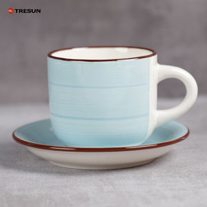 Juego de Vajilla de 6 Piezas de Gres Pintado a Mano Estilo Americano de Alta Calidad al por Mayor, Regalos Empresariales, Juego Ecológico - Product Image 3