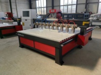 Router CNC de Diez Ejes de Alta Precisión y Múltiples Unidades para Mecanizado de Relieve