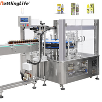 Système de collage par pulvérisation haute efficacité pour huiles de CBD et huiles aromatiques, machine de cartonnage verticale automatique avec manuel d'instructions