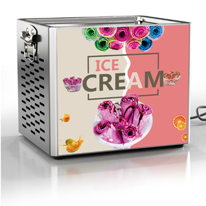 Rodillo de helado de estilo tailandés, máquina de hacer rollos de hielo fritos, Mini Mesa - Product Image 3
