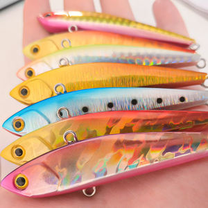 MISTER LURE 14.5g 7.6cm Tatlı Su Plastik Kalem Tipi Yem VIB Yem Kancalı Batan Yem 3D Gözler Canlı Renkli OEM Yem - Product Image 4