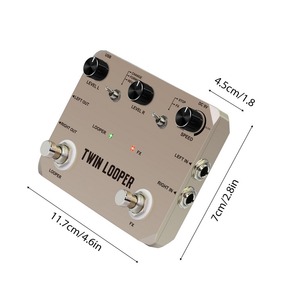 Rowin Guitar Looper Pedal with 2 Footswitch 11 Playback Types 10-Minute Recording 24-Bit Sampling Guitar <strong>Loop</strong> <strong>Station</strong> Pedal - Product Image 2