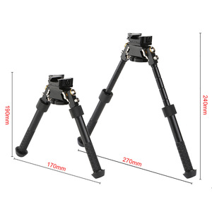 Chân máy gấp 360 độ, chân máy V8 có thể thu gọn, ray chiến thuật 20mm và giá đỡ hai chân đàn hồi - Product Image 2