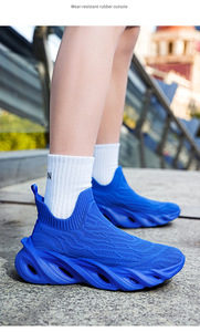 2026 model summer breathable mesh casual soft-soled <b>socks</b> shoes solid color soft sole lightweight sports shoes - Product Image 6