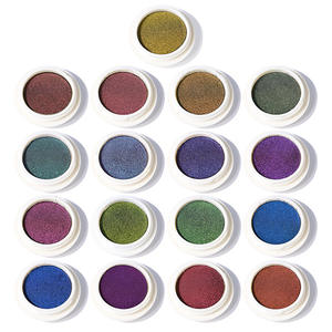 Ombre à paupières caméléon personnalisée très pigmentée changement de couleur intense paillettes miroitant métal finitions lumineuses longue durée - Product Image 2