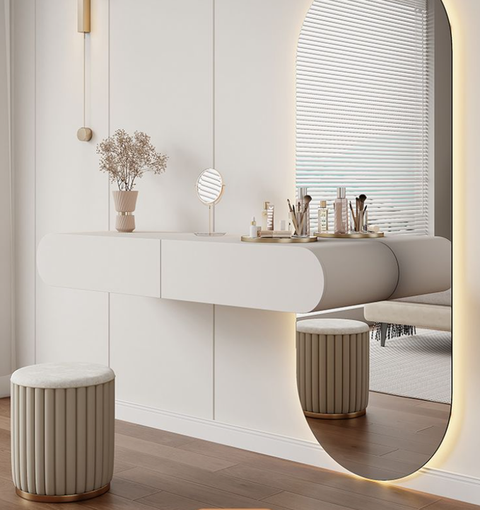 Modern Minimalist One Piece Oak Wood Storage