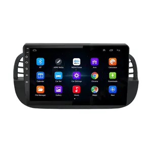 ZWNAV Auto Multimedia Player Android Autoradio Für FIAT 500 2007-2015 Fascia Frame Dash Kit 2 Din Auto Stereo Audio Player