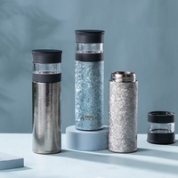Gourde en titane personnalisée grande capacité pour les sports de plein air, gobelet isotherme portable et tasse de camping en titane