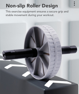 Nhà và văn phòng sử dụng thiết bị tập thể dục cầm tay với vòng bụng dạ dày con lăn bánh xe làm bằng thép và PP - Product Image 2