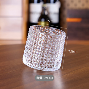 Vaso Giratorio de Vidrio de 200 ml para Tequila y Brandy, Estilo <span class=keywords><strong>Rockstar</strong></span>, para Bares y Bebidas - Product Image 4
