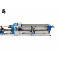 Tour de réparation de queues de billard K6125A 125 mm avec mandrin à 3 mors, machine manuelle pour la réparation des pointes de queues de billard et le tournage des queues de snooker