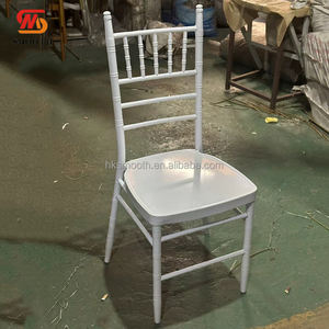 SMOOTH Factory Wholesale <b>Stackable</b> <b>Outdoor</b> Wedding Decoration White Metal Iron Chiavari <b>Chair</b> - Product Image 2