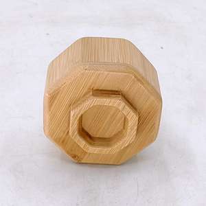 Jardinières octogonales empilables <span class=keywords><strong>en</strong></span> bois, jardinières rustiques <span class=keywords><strong>en</strong></span> bambou pour patio, pots de fleurs pour plantes, décoration intérieure, lot de 3 - Product Image 3