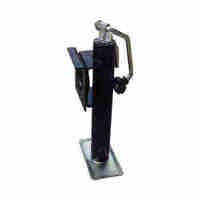 Crics de nivellement de remorque à jambe de chute robuste à vent latéral en acier inoxydable Cheval hydraulique électrique 2000 Lbs le cric de remorque ultime