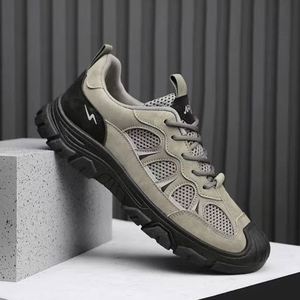 Chaussures de sport de luxe pour hommes, nouvelle collection OEM, semelle souple, antidérapantes, résistantes à l'usure, respirantes, pour la randonnée en plein air - Product Image 6