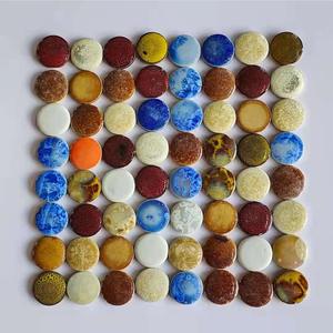 Gran oferta, <span class=keywords><strong>azulejos</strong></span> de mosaico de cerámica DIY, piedra libre Irregular, Guijarro hecho a mano, sala de estar de Hotel, 10mm de espesor, resistente al agua, 5 años - Product Image 3