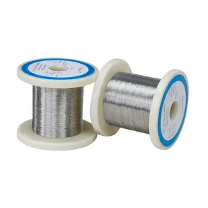 Elektrikli ısıtma teli Nichrome 80 20 parlak 0 örgü yalıtımlı nikel krom katı 6 mm Nickel ni80 nikel alaşım