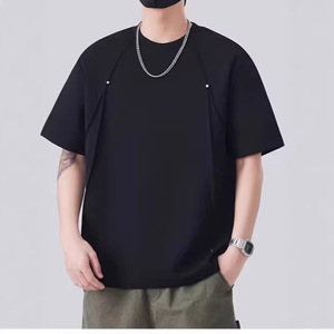 <span class=keywords><strong>Camicia</strong></span> da <span class=keywords><strong>uomo</strong></span> personalizzabile, nuovo modello, pesante, tridimensionale, a <span class=keywords><strong>mezza</strong></span> <span class=keywords><strong>manica</strong></span>, vestibilità ampia, con un minimo d'ordine di 1 pezzo - Product Image 2