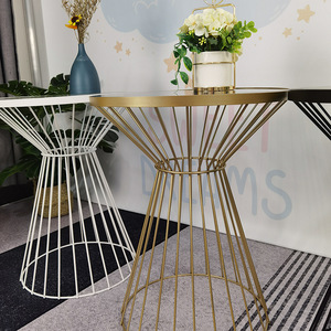 Base hueca de acero inoxidable para muebles de Bar, mesa de barra superior de mármol y sillas, mesa de jugo moderna, proveedor de China - Product Image 2