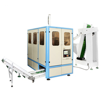 Machine de moulage par soufflage de bouteilles d'eau minérale en plastique PET SBM-880B à 3 cavités en une étape entièrement automatique 2400BPH