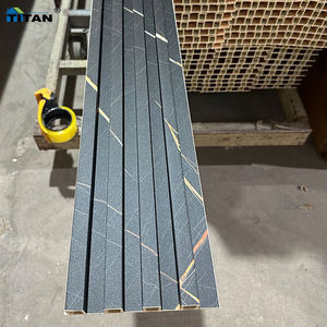 Panneaux Tasseaux Panel De Pared Wpc Panneau mural cannelé extérieur Panneau mural extérieur en <span class=keywords><strong>bois</strong></span> Lambrin Pvc Panneau mural en <span class=keywords><strong>bois</strong></span> extérieur Pvc Madera - Product Image 4