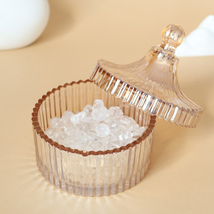 Bocal à bougie <span class=keywords><strong>en</strong></span> <span class=keywords><strong>verre</strong></span> de style yourte de luxe Blinkmax 8oz avec couvercle, peinture personnalisée, écologique, pour la décoration de Noël à la maison - Product Image 5