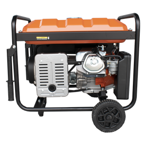 เครื่องกำเนิดไฟฟ้าซิงโครนัสแบบใช้น้ำมันเบนซิน 5.5 กิโลวัตต์ 6500 วัตต์ ระบายความร้อนด้วยอากาศ 4 จังหวะ สตาร์ทด้วยระบบไฟฟ้า รุ่น EG6500es-A 230 โวลต์ ถังน้ำมัน 27 ลิตร - Product Image 1