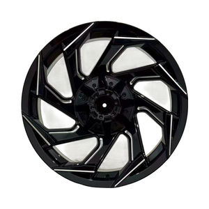 Jantes en alliage d'aluminium robustes 4x4 de 18, 20 et 22 pouces, concaves, noires, usinées, 6x139.7 5x150 pour LC300 Hilux Tacoma - Product Image 4