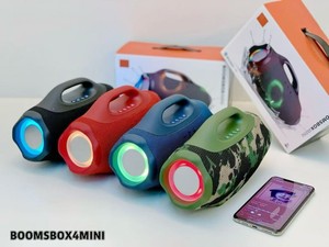 BOOMSBOX4 MINI LED RGB, haut-parleur sans fil BT 5.3 avec poignée en plastique, étanche, portable, caisson de basses extérieur, système audio, sortie 100-300W - Product Image 4