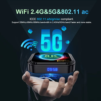 Reproductor Multimedia TV98 con Android 13, Quad Core, 8K, OEM ODM, Smart TV Box, BT5.0, 4GB, 64GB, Control Remoto por Voz