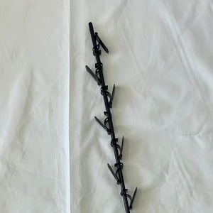 Semi-stand Type Supermarket Product <b>Display</b> Strips with <b>Hooks</b> Metal <b>Display</b> Strips for Retail <b>Display</b> Strips with Label Titles - Product Image 2