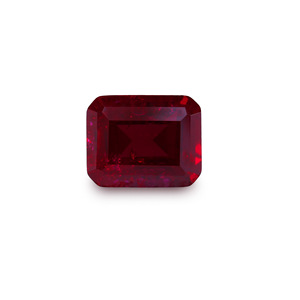 Cadermay Synthetic Ruby Loose Stones Rectangle Red Gemstone For Jewelry Making - Product Image 4