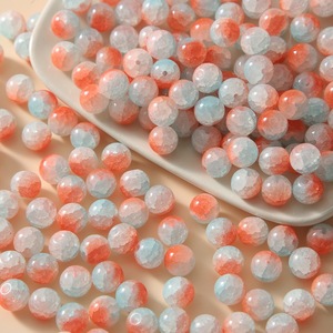 10mm 50 pièces/sac nouveau pour 2024 <span class=keywords><strong>perles</strong></span> d'émail de verre craquelé utilisées pour la fabrication de bracelets de bijoux - Product Image 6