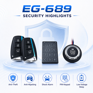 BT รีโมทสตาร์ทเครื่องยนต์, ควบคุมด้วยแอปควบคุมสัญญาณเตือนรถ - Product Image 4