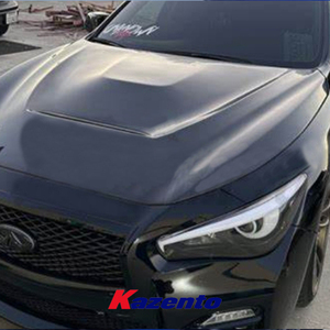 인피니티 <span class=keywords><strong>Q50</strong></span> 14-21 GTS 스타일 카본 파이버 통풍구 냉각 프론트 범퍼 후드 보닛 - Product Image 3