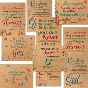 Tarjetas <span class=keywords><strong>de</strong></span> Felicitación Cristianas, Tarjetas Religiosas con Versículos Bíblicos, Paquete <span class=keywords><strong>de</strong></span> Tarjetas Motivacionales y <span class=keywords><strong>de</strong></span> Ánimo con Sobres - Product Image 1