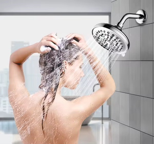 Pommeau de Douche Fixe Haute Qualité à 7 Réglages avec Filtre Purificateur d'Eau, Effet Pluie, pour Hôtels et Familles - Product Image 4