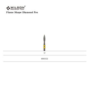 Brocas profesionales de diamante con forma de llama de 2,3mm, brocas de belleza de manicura fiables con partículas de diamante para pulir con ternura el área de la superficie de las uñas - Product Image 3