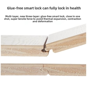 Piso de Madera de Ingeniería de 3 Capas en Color Natural, Duradero y Elegante para Interiores, con Chapa de Roble en Color Cálido para el Hogar - Product Image 4