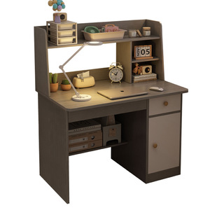 Scrivania in Legno con Libreria Integrata, Tavolo Multifunzionale con Sedia, Scrivania Semplice per Computer, Uso Domestico, Camera da Letto, <span class=keywords><strong>Studio</strong></span>, Scrittura, Piccola - Product Image 5