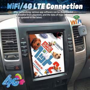 Reproductor de Video Android Auto para Toyota Land Cruiser Prado 120 Lexus GX470 LC120 2002-2009, Radio para Auto, Multimedia, CarPlay, Navegación - Product Image 2